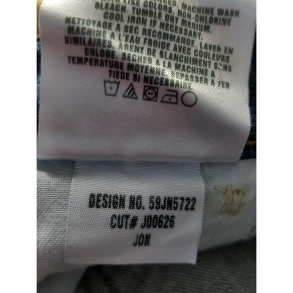 Joe's Jeans Womens Sz 27 x 34.5 Flare Embroidered Denim Western Y2K 90s Festival - Picture 9 of 12